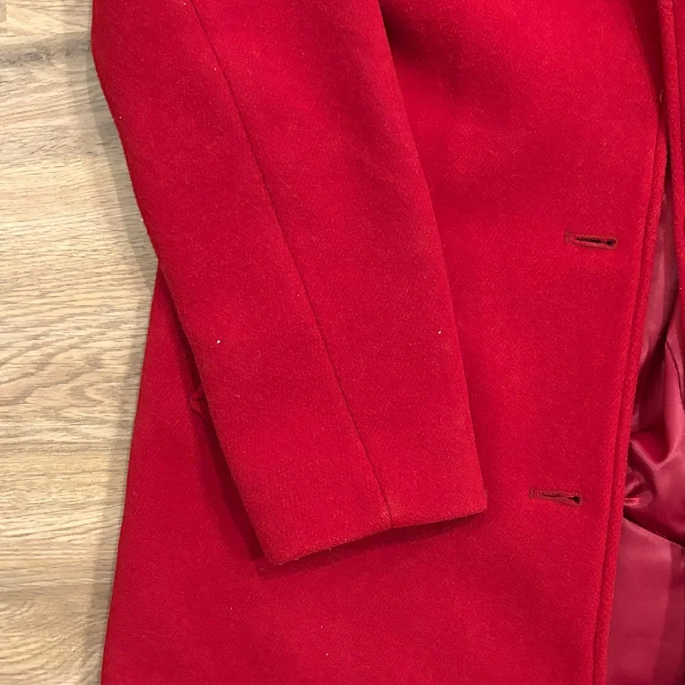 Abercrombie & Fitch Wool Blend Tailored Top Coat -Large Tall - Picture 6 of 10